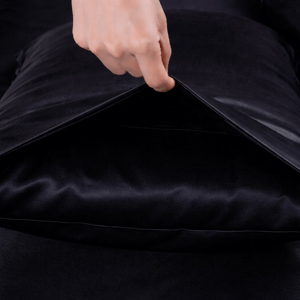 22momme Ivory White Silk Pillowcases