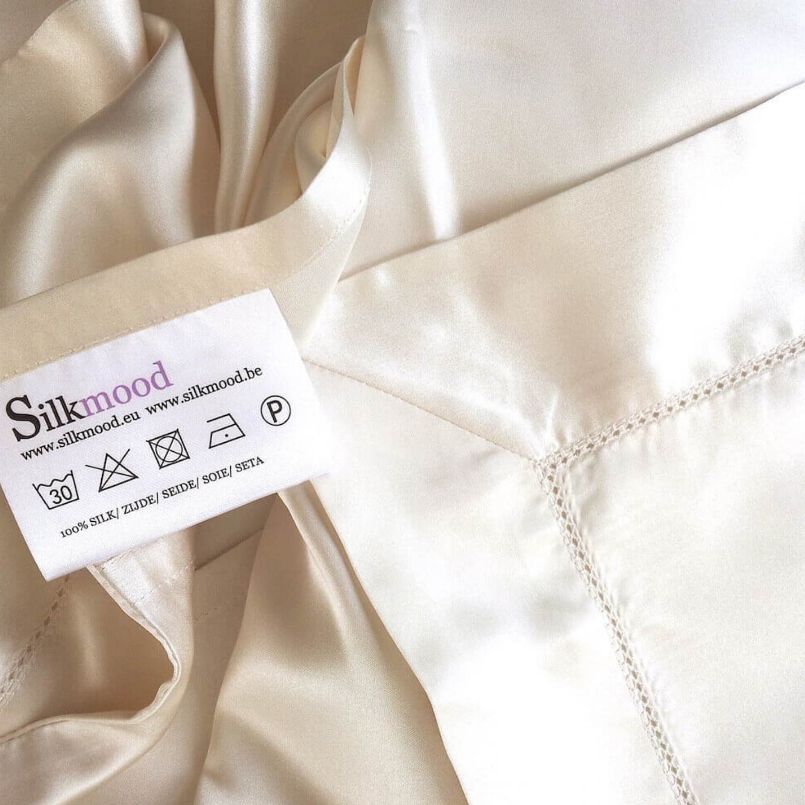 Funda de almohada de seda de lujo de 19 momme