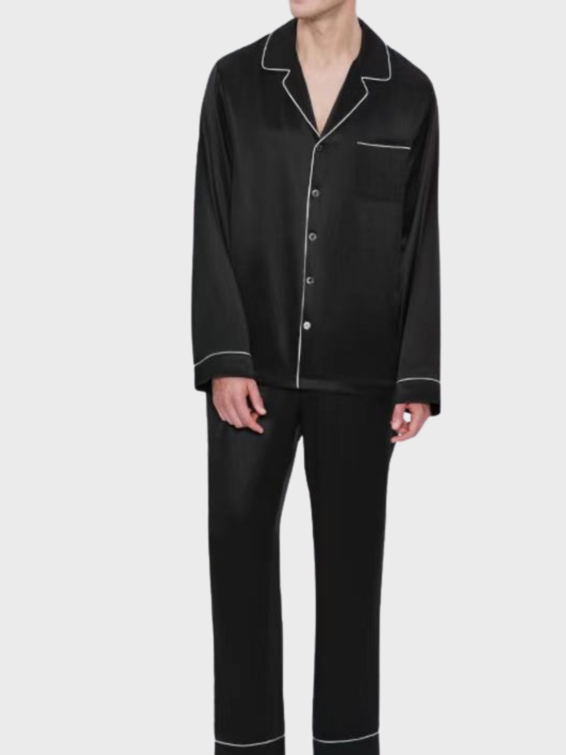 Pijamas de seda para hombre