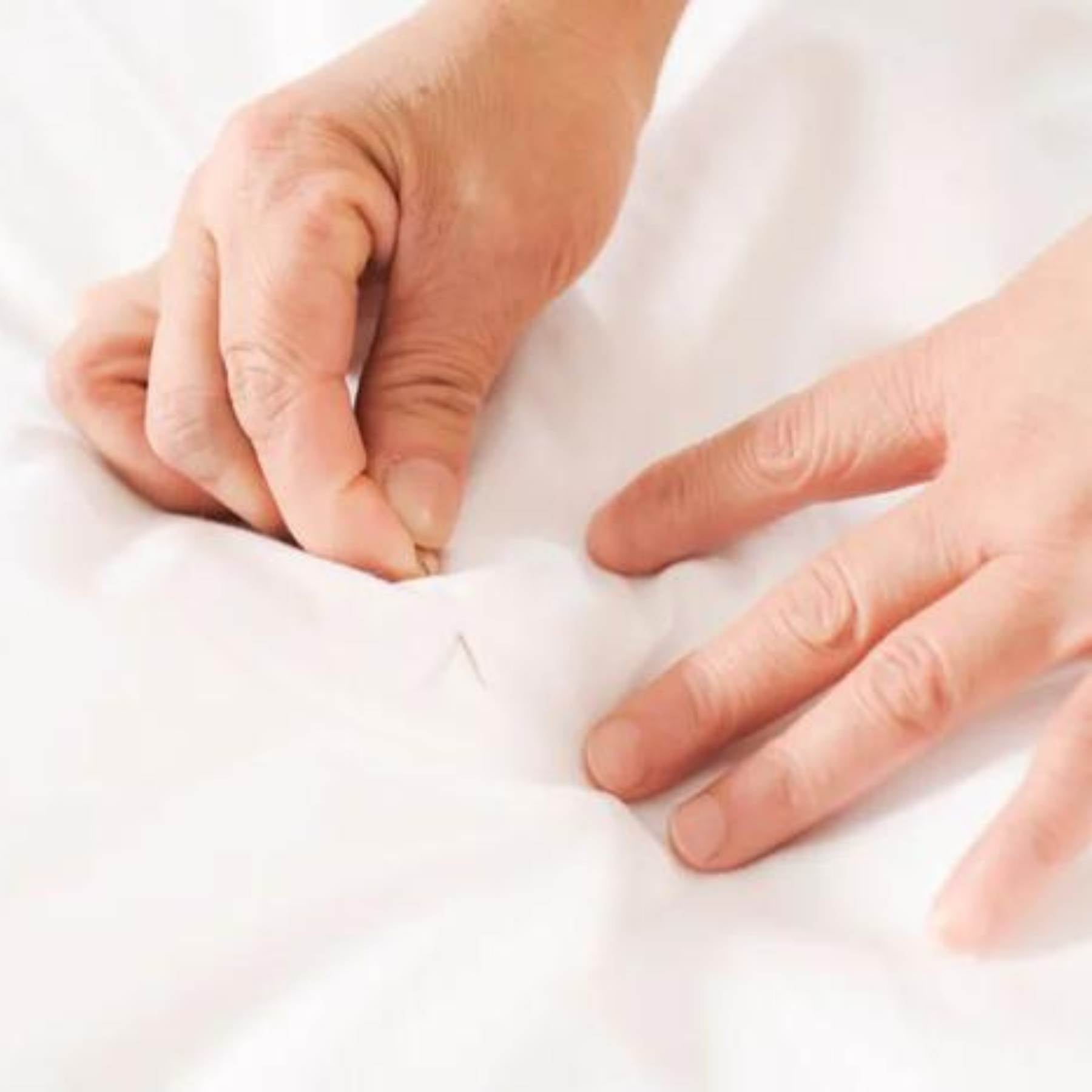 Four-season silk duvet with cotton cover