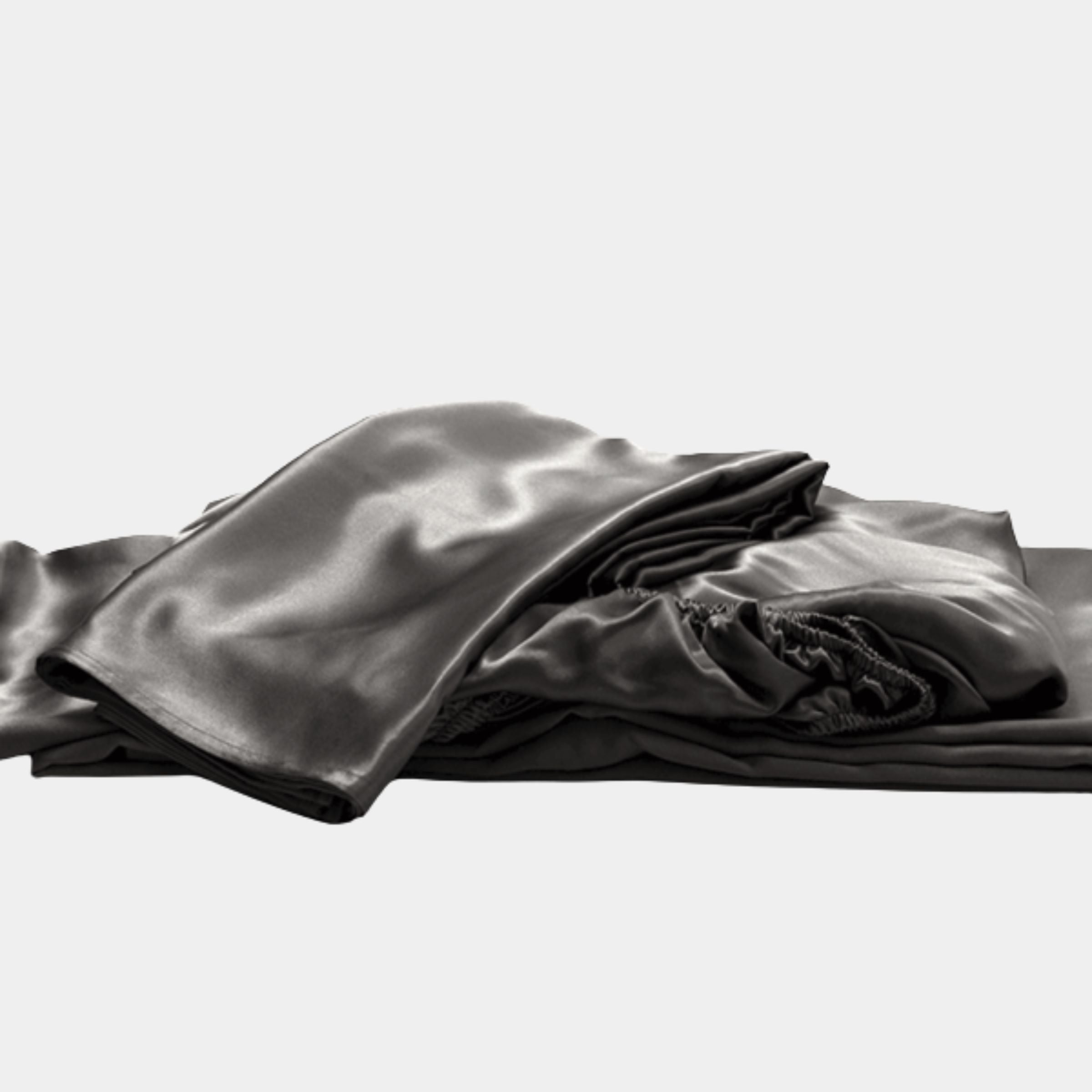 Drap housse en soie 22momme Gris sonique