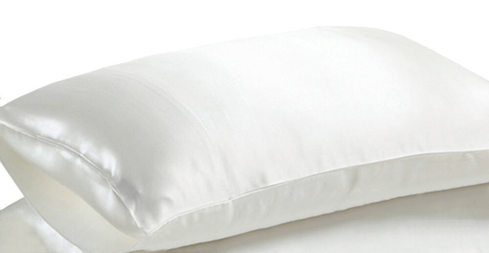 22momme Ivory White Silk Pillowcases