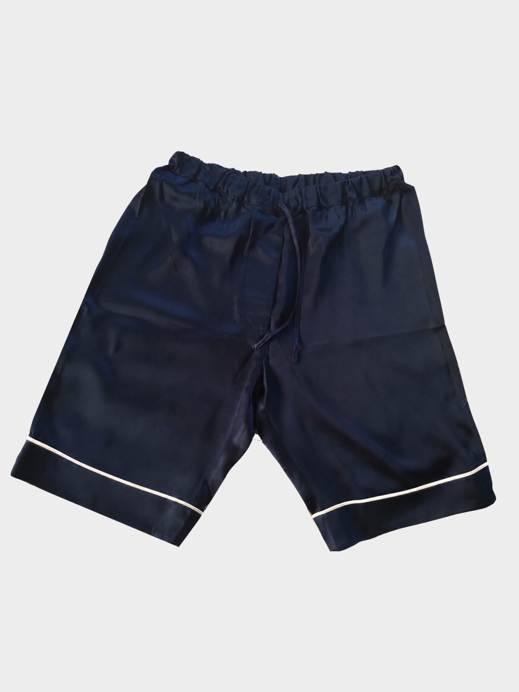 Pantalones cortos de pijama de seda para hombre