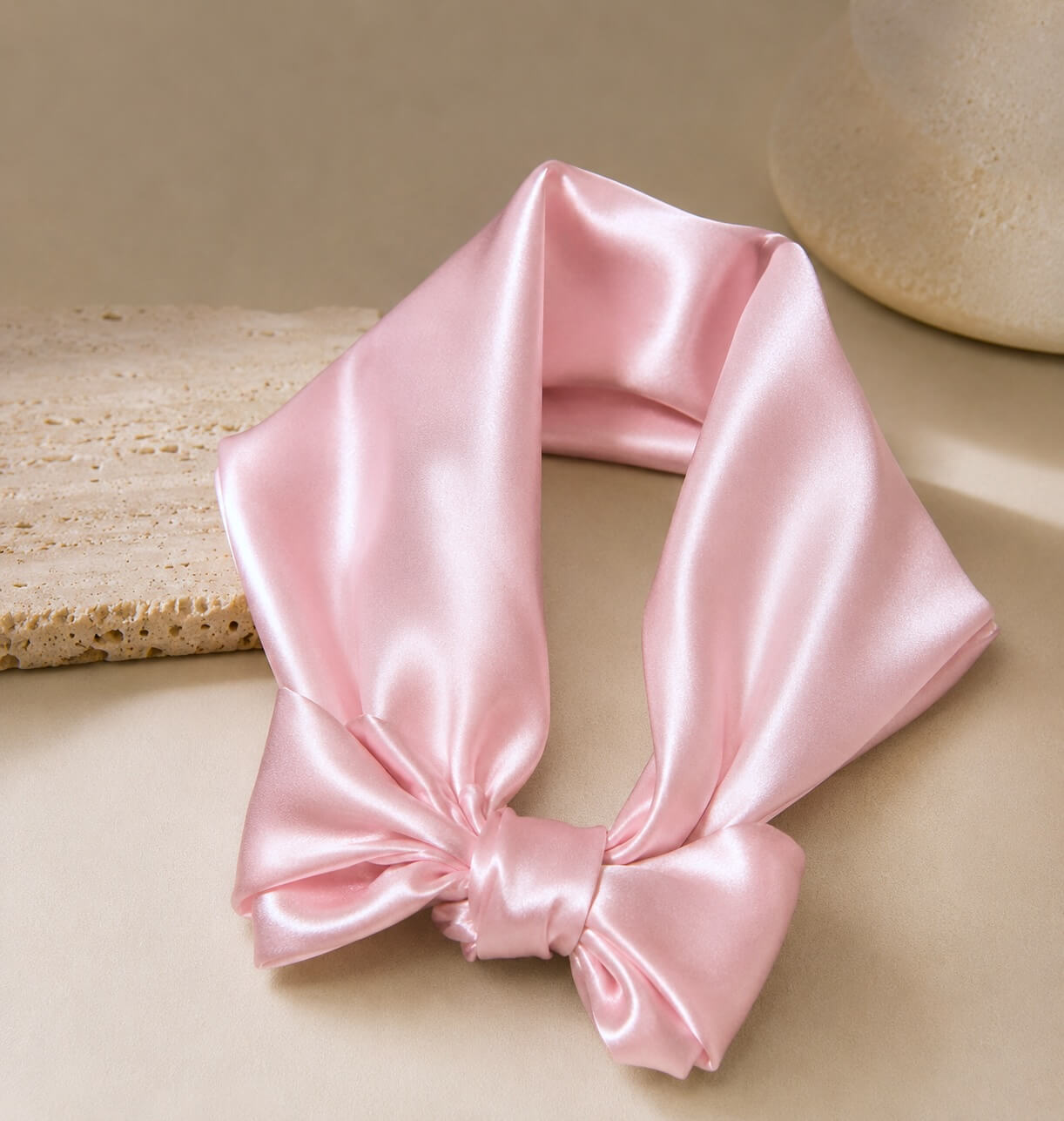 Pañuelo de seda liso (cuadrado)