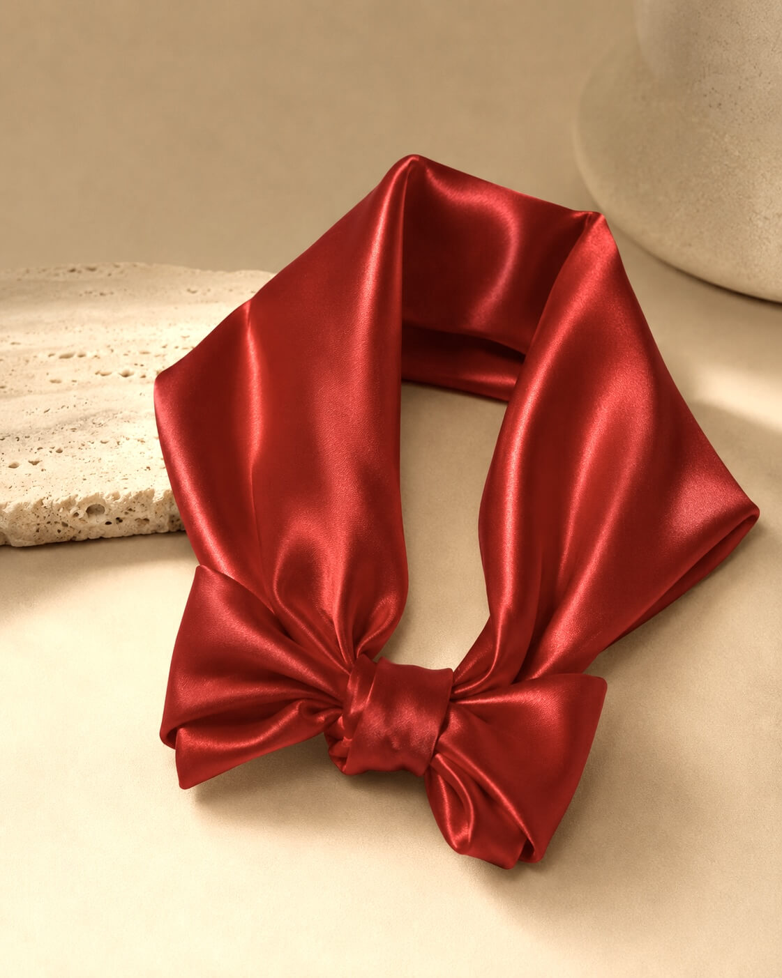 Pañuelo de seda liso (cuadrado)