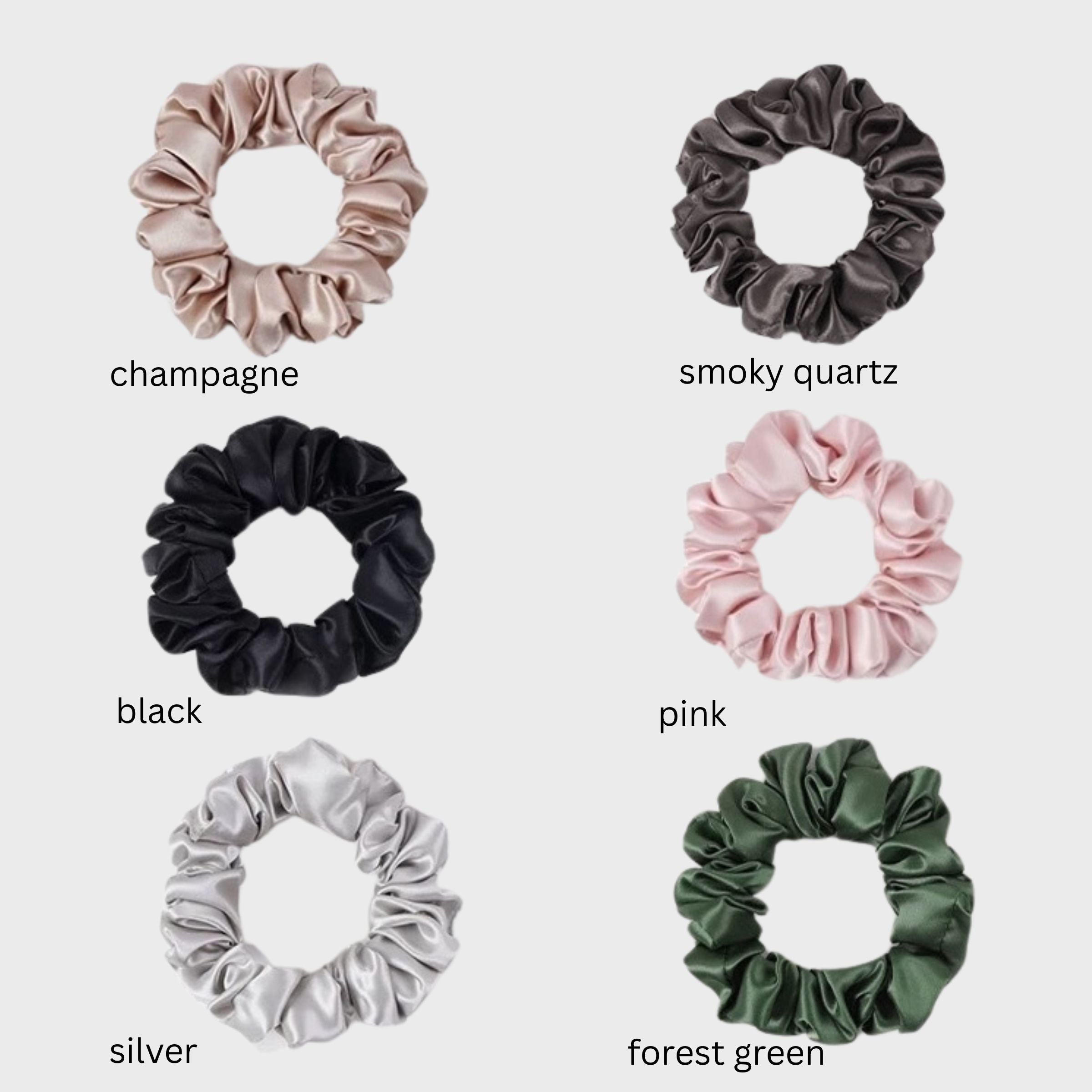 Silk scrunchie