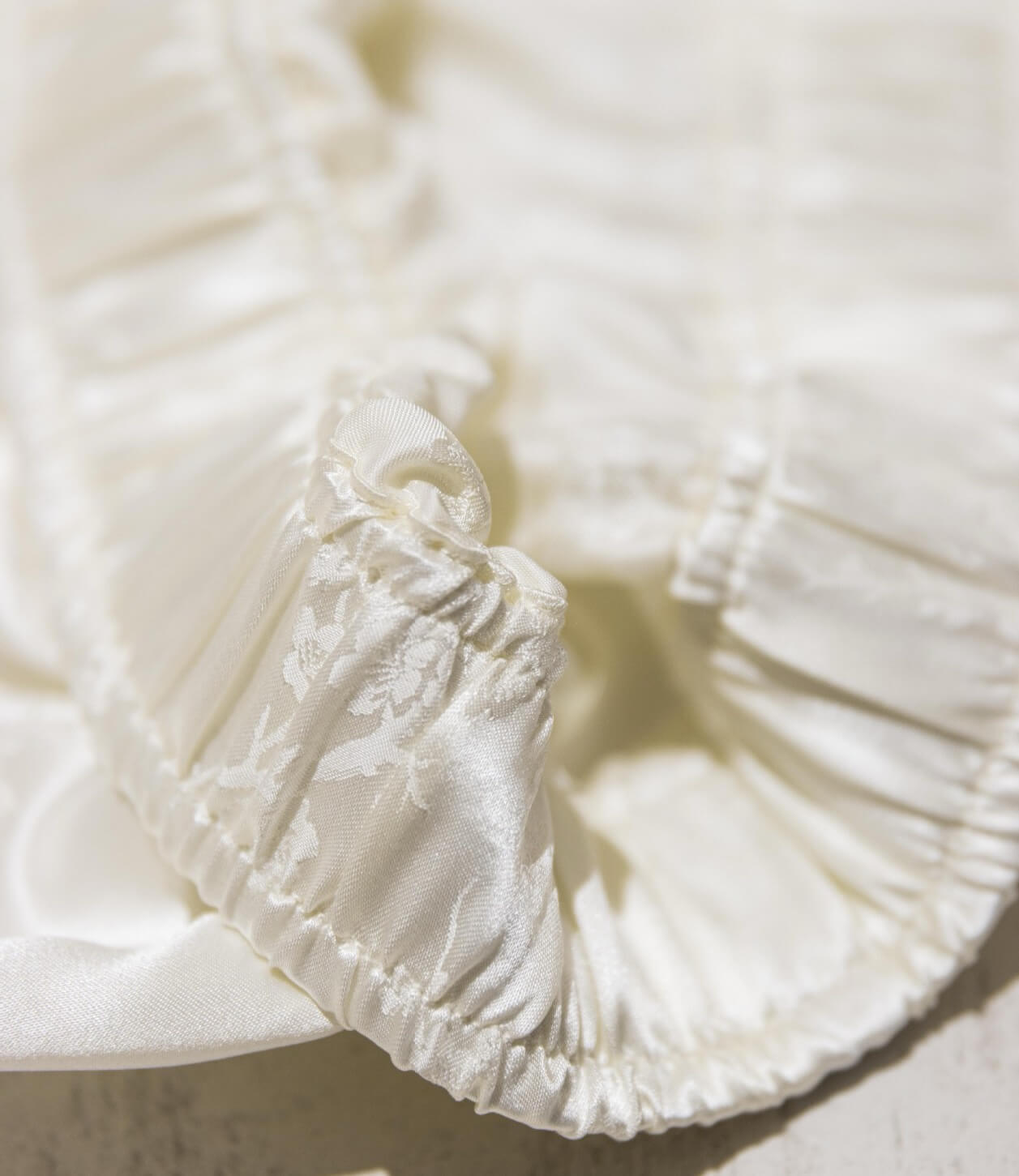 Pantalones de jacquard de seda