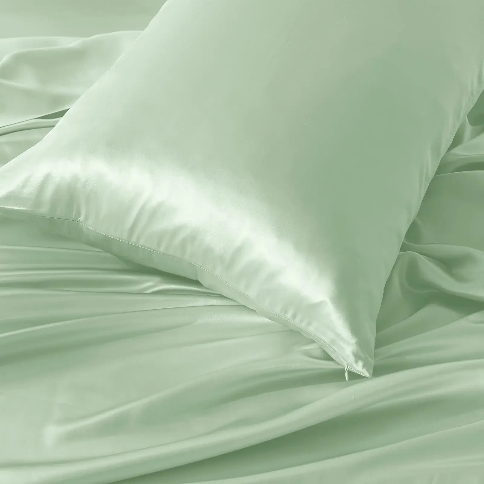 22momme silk pillowcase - no ruffle - Zipper closure