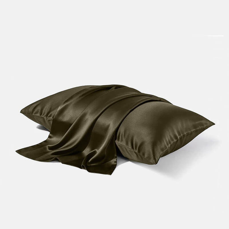 Funda de almohada de seda 22 momme - Sin volante - Cierre de cremallera
