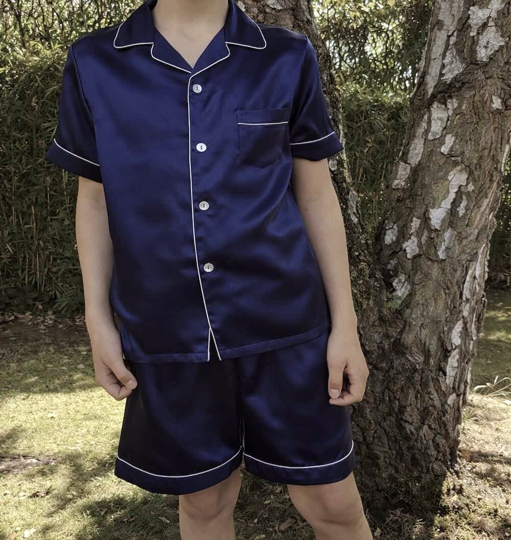 Boys' Silk Pyjamas - Shortama