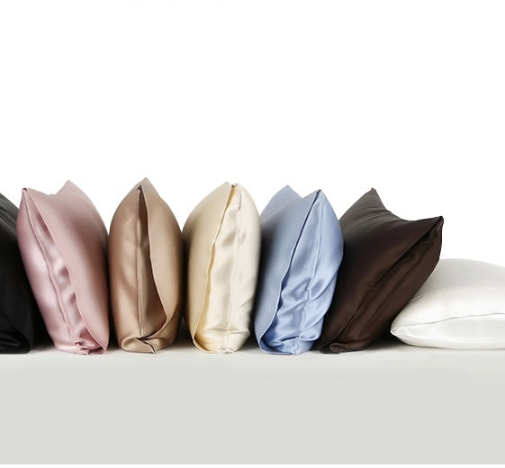 22momme Ivory White Silk Pillowcases