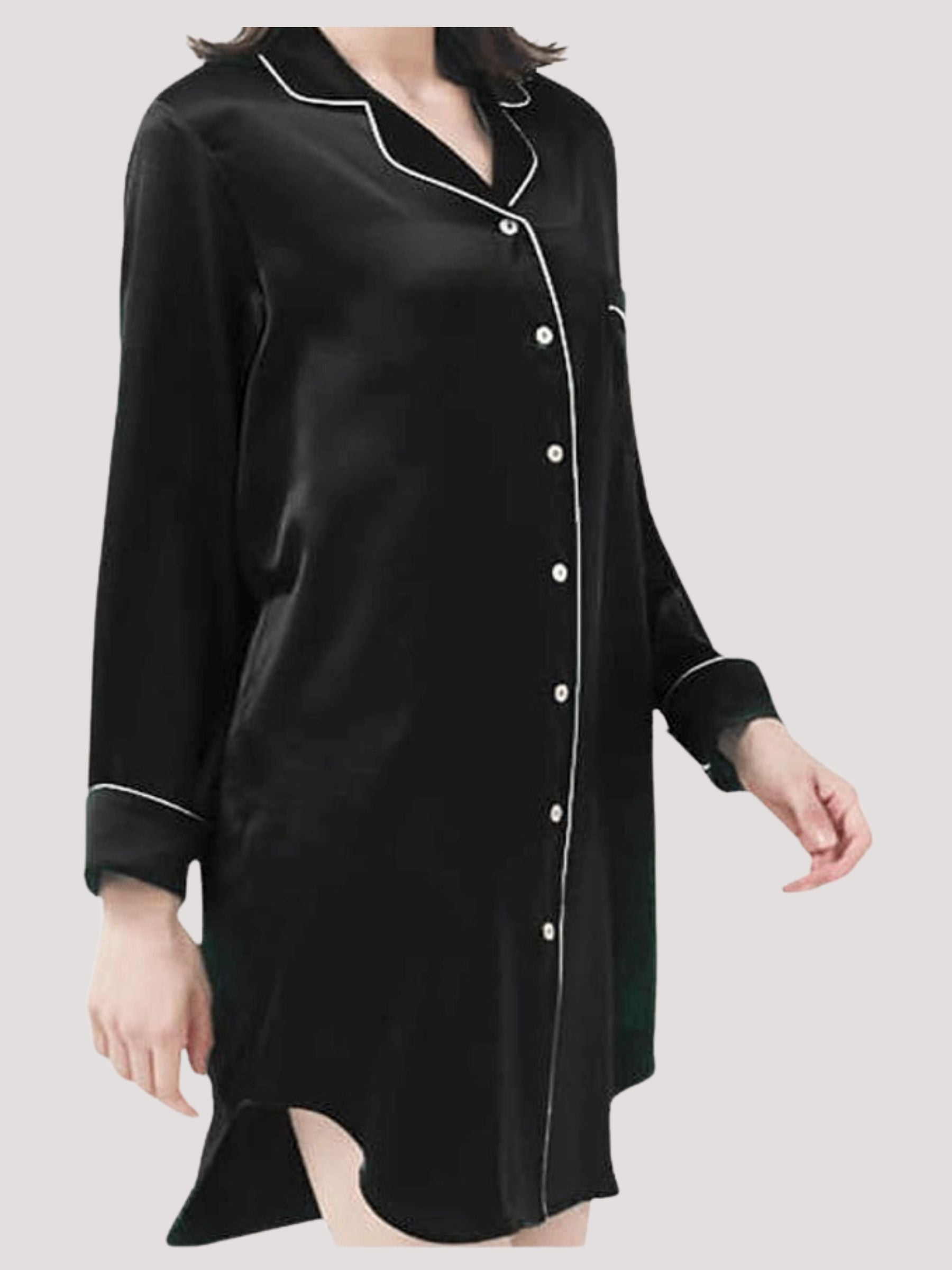 Chemise de nuit en soie femmes