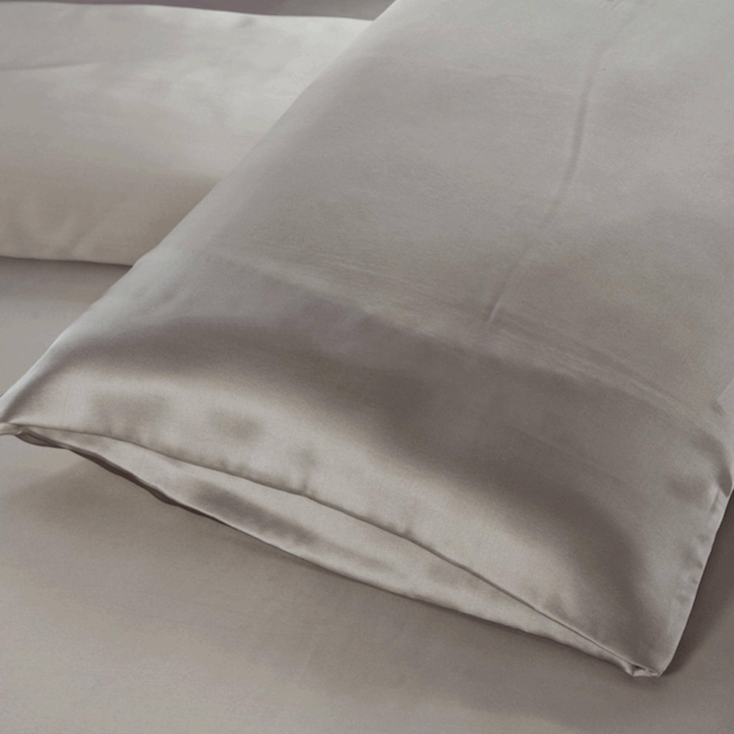 22momme Ivory White Silk Pillowcases
