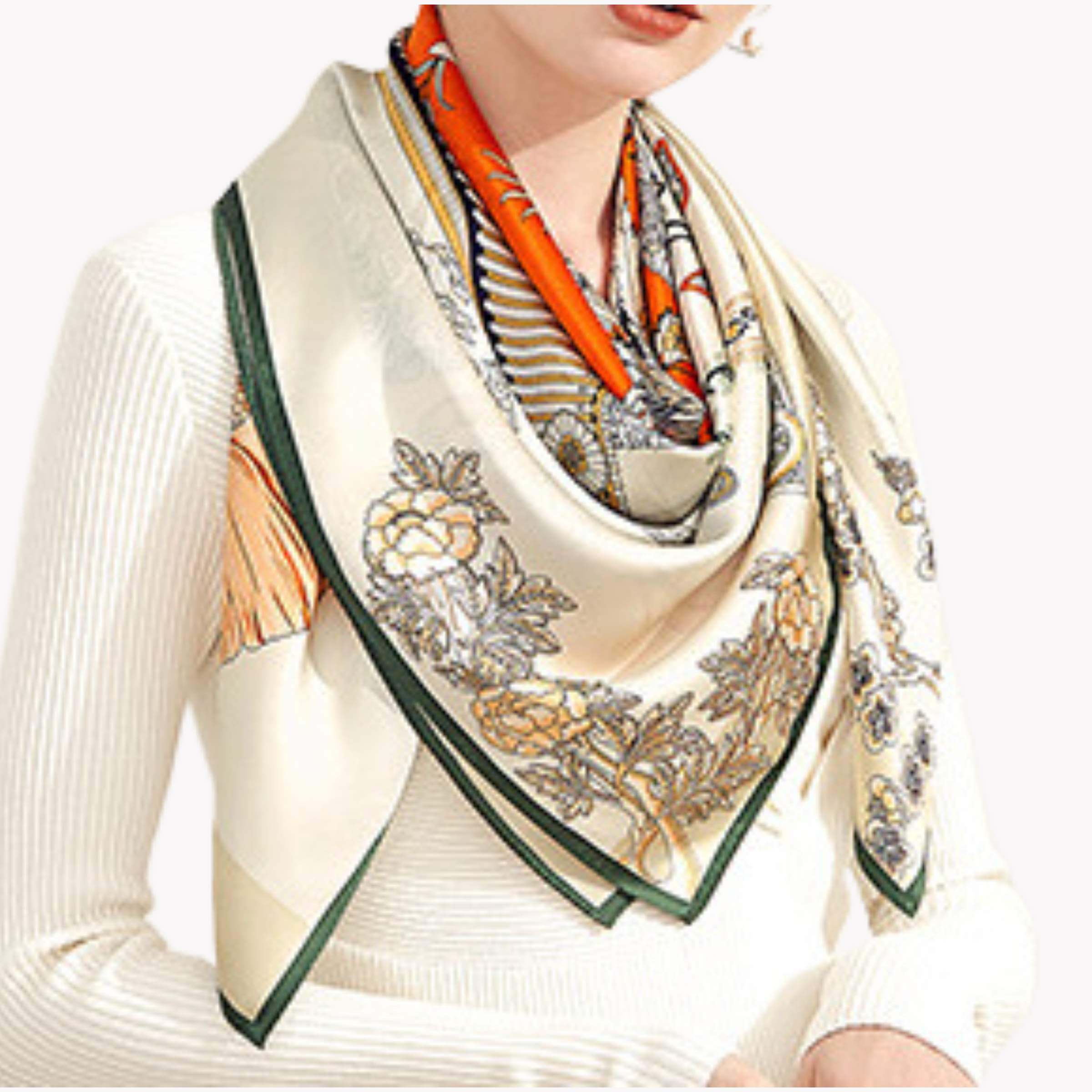 “Dynasty” silk scarf