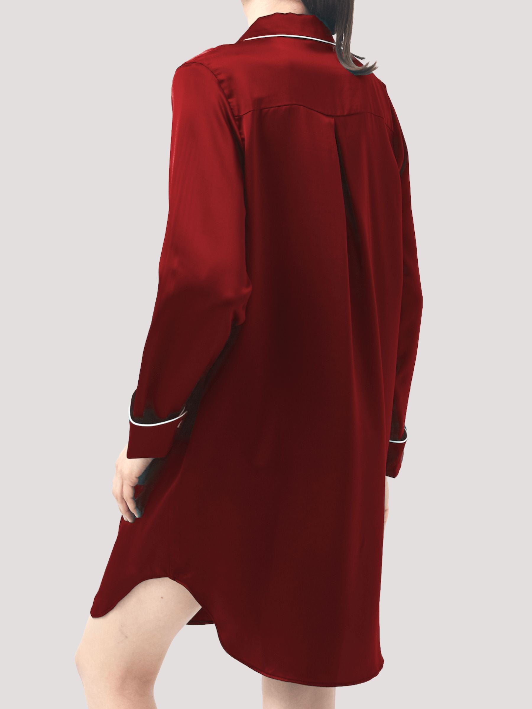 camisón de seda para mujer