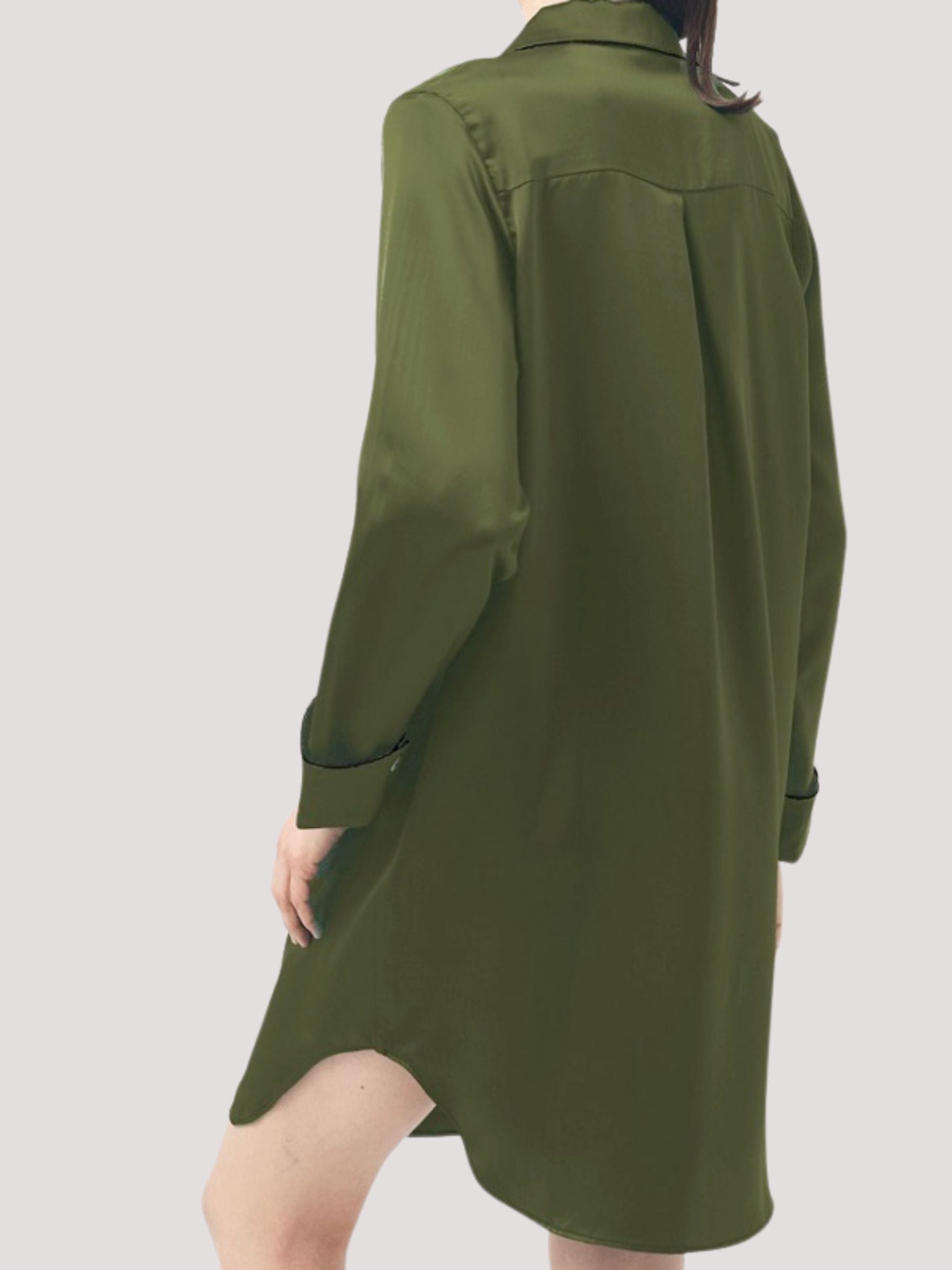 camisón de seda para mujer
