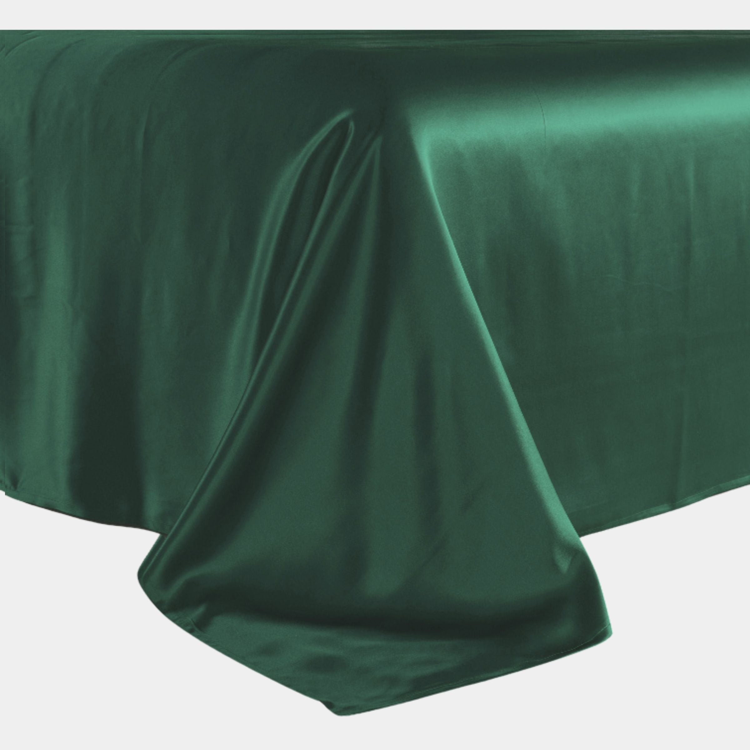 Drap en soie 19momme forêt verte