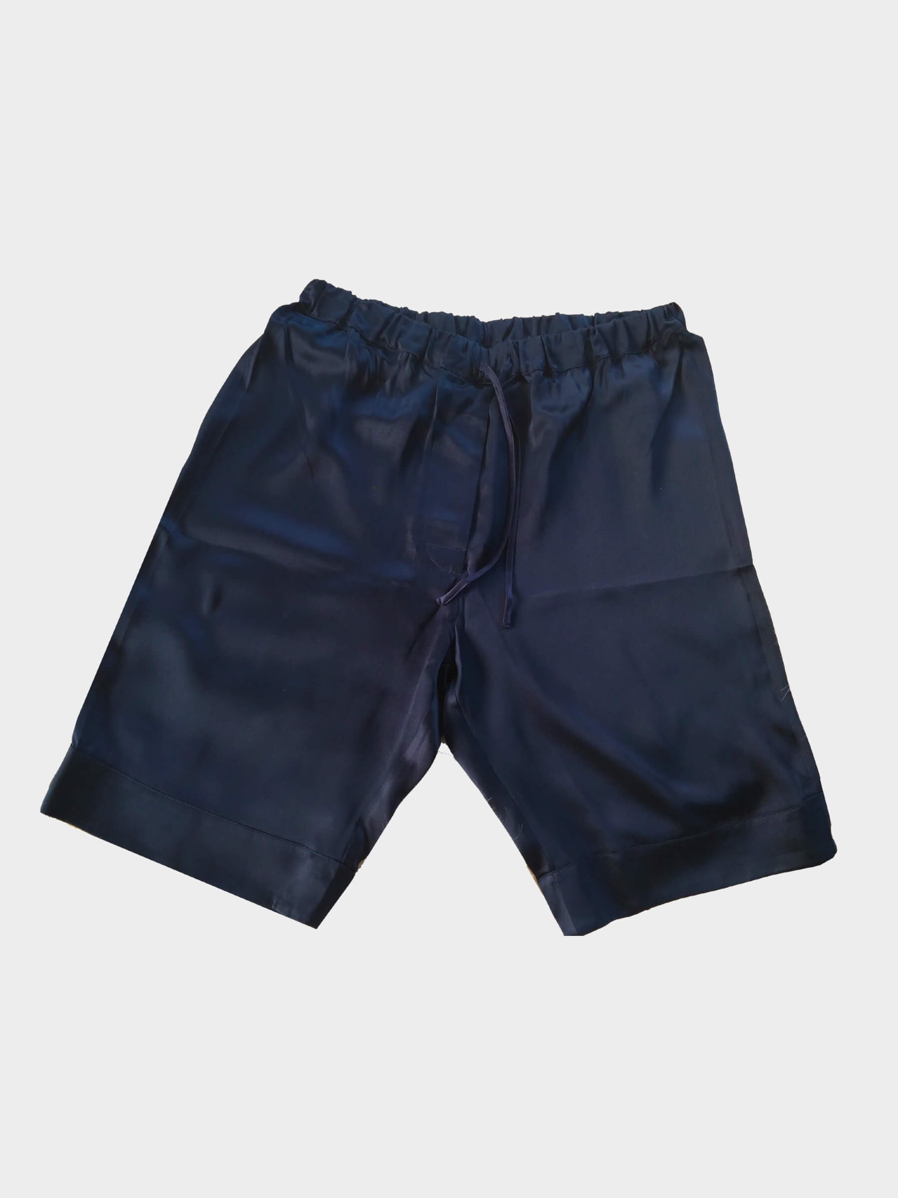 Pantalones cortos de pijama de seda para hombre