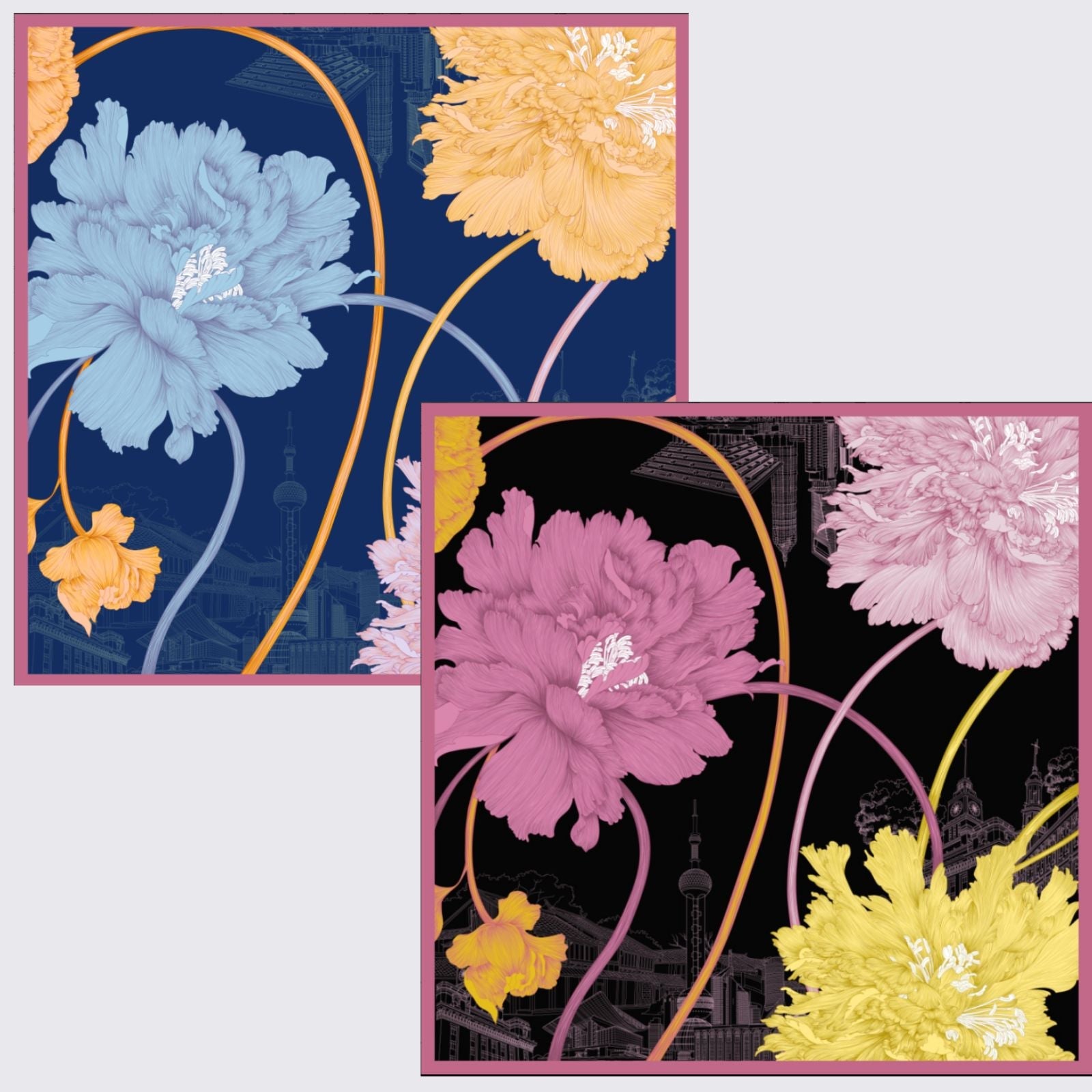 Pañuelo de seda (90×90 cm)