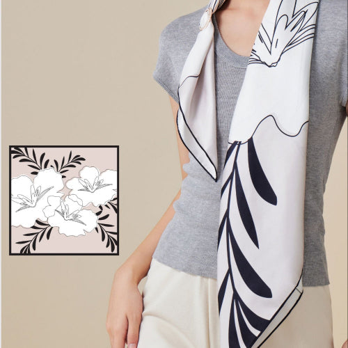 Silk scarf (90×90 cm)