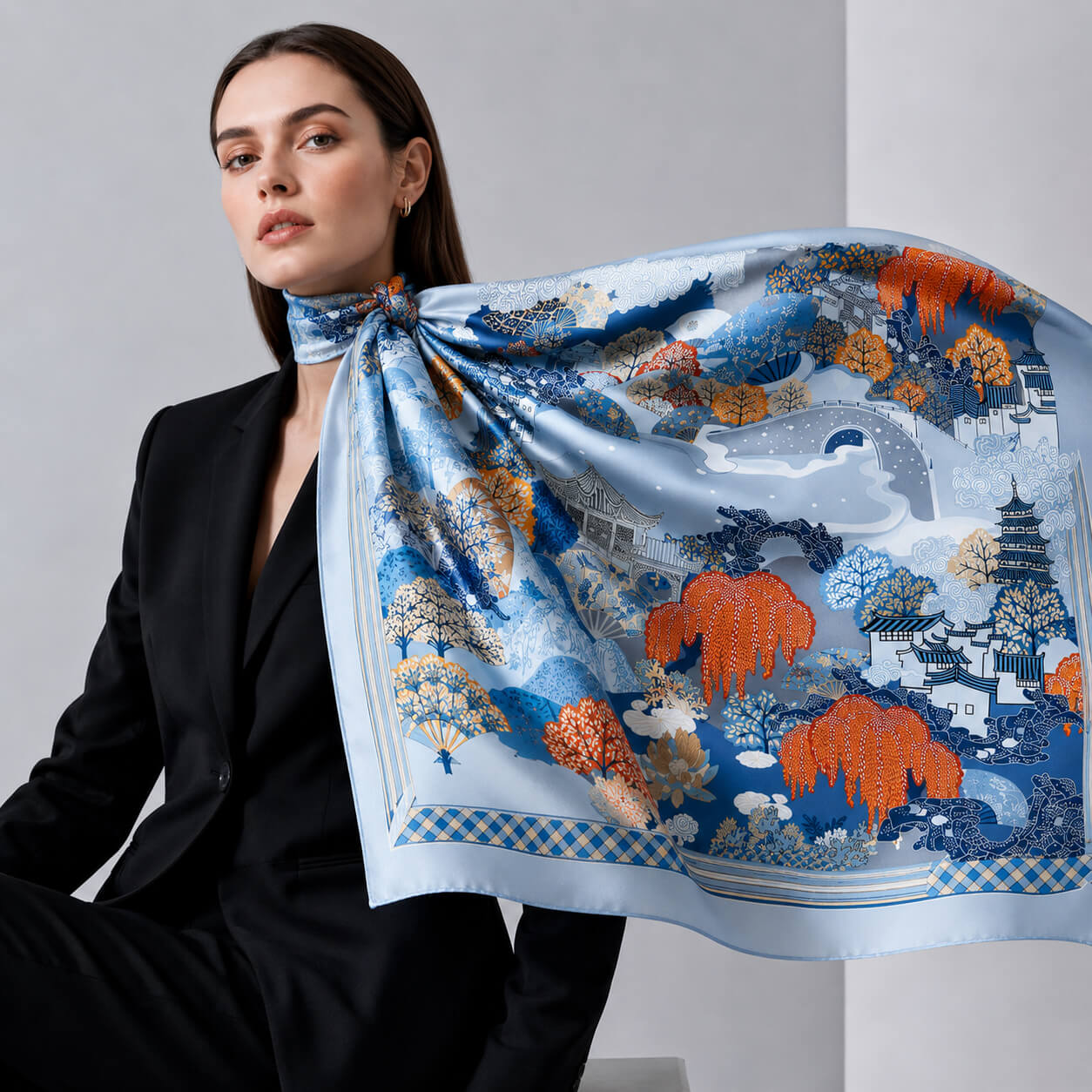 Silk scarf