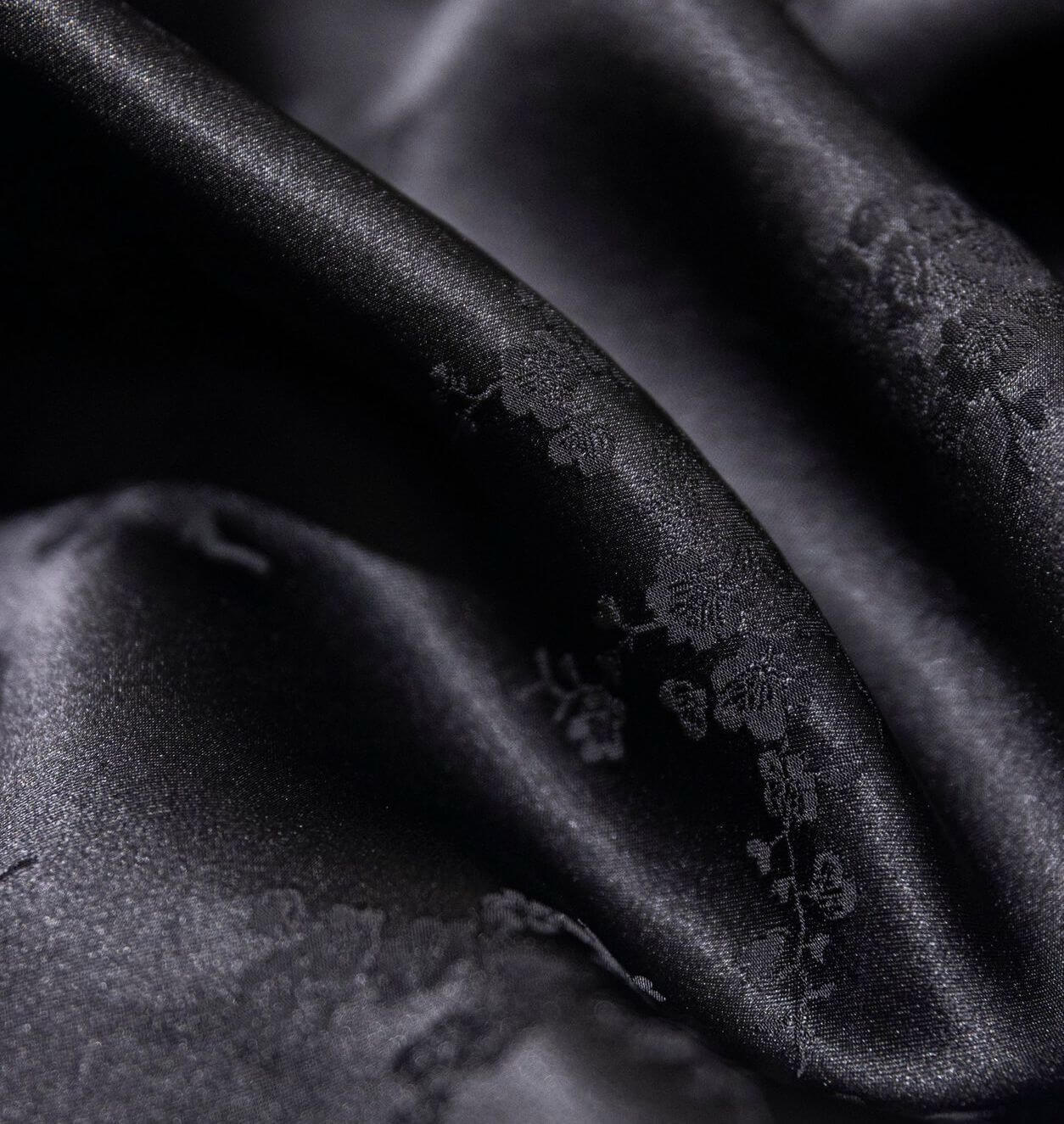 Silk jacquard trousers