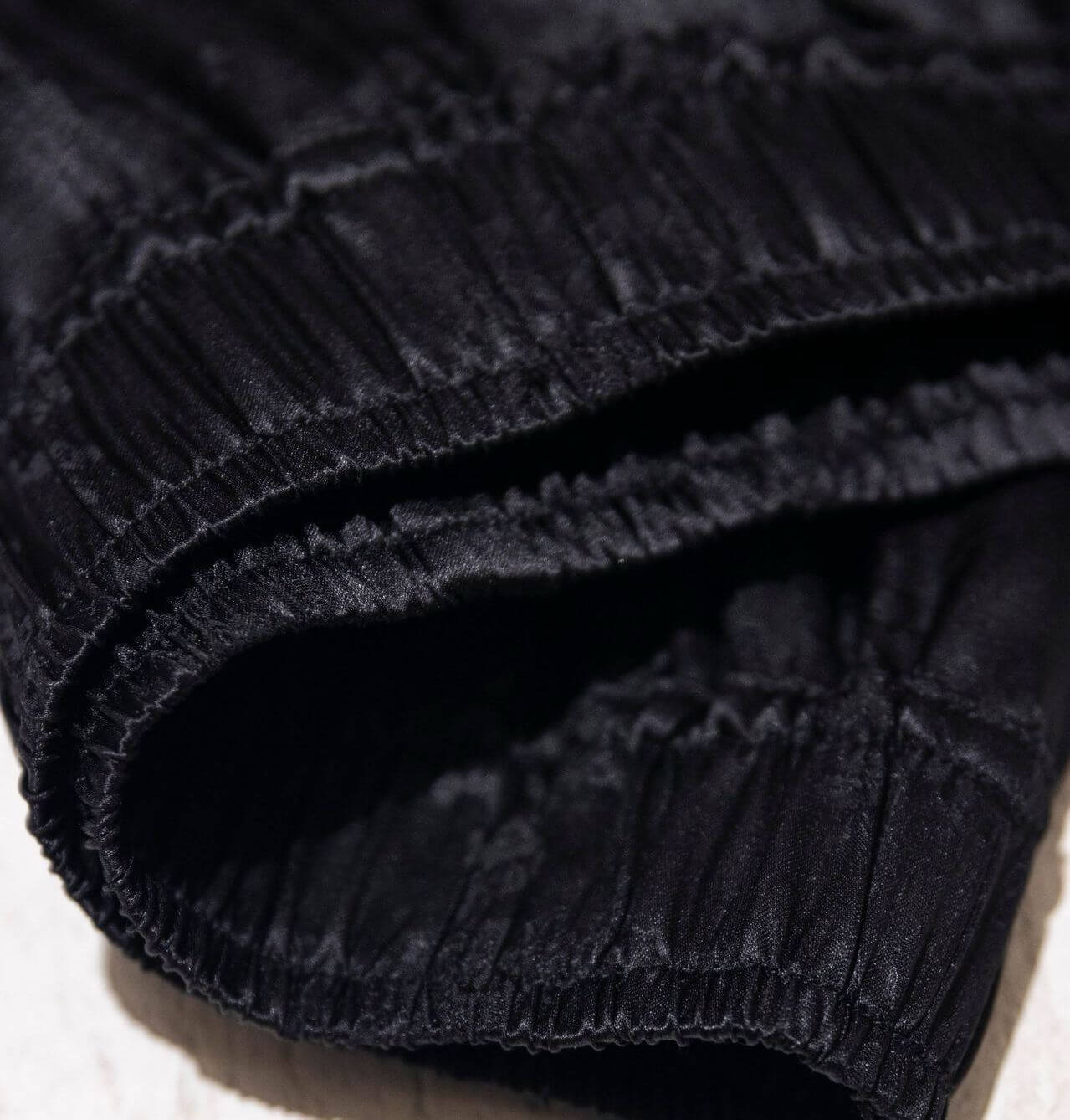 Silk jacquard trousers